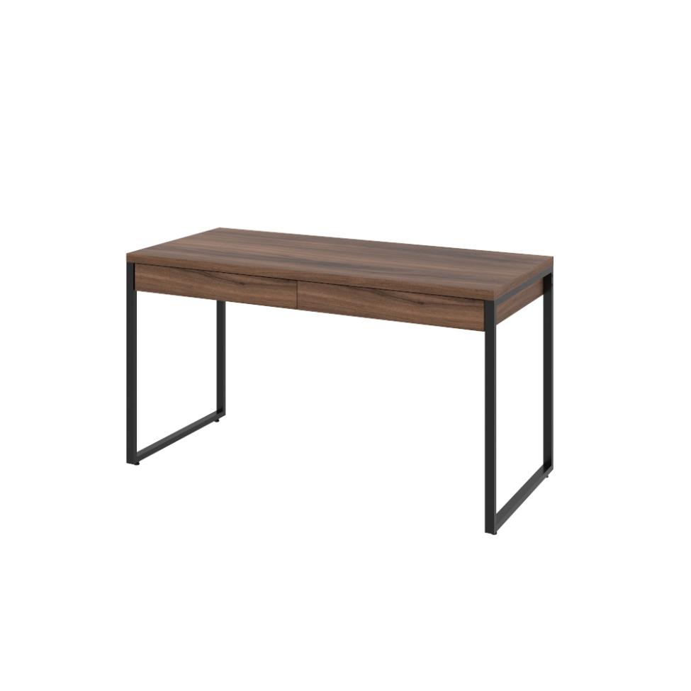 Mesa de Escritório Kuadra 2 GV Nogal 135 cm