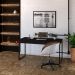 Mesa de Escritório Kuadra 2 GV Preta 150 cm