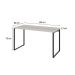 Mesa de Escritório Kuadra Bege 135 cm