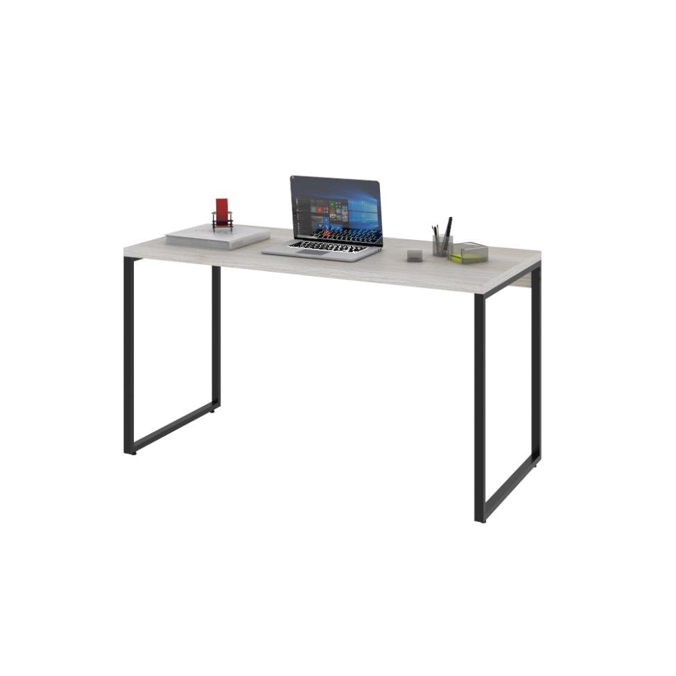 Mesa de Escritório Kuadra Bege 135 cm
