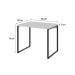 Mesa de Escritório Kuadra Branca 90 cm