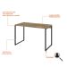 Mesa de Escritório Kuadra Carvalho 120 cm