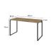 Mesa de Escritório Kuadra Carvalho 135 cm