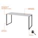 Mesa de Escritório Kuadra I Branca 150 cm
