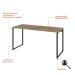 Mesa de Escritório Kuadra I Carvalho 150 cm