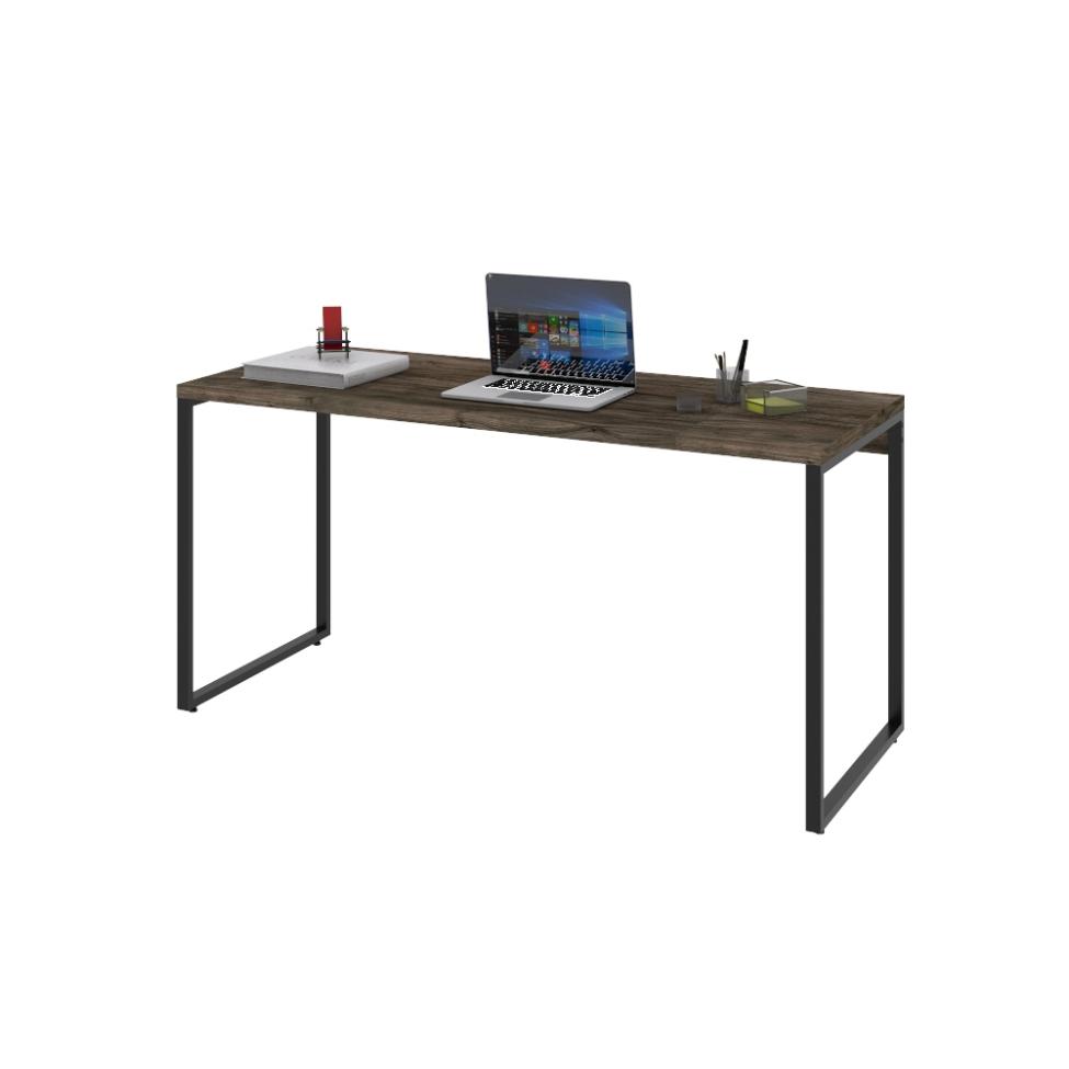 Mesa de Escritório Kuadra I Marrom Escuro 150 cm
