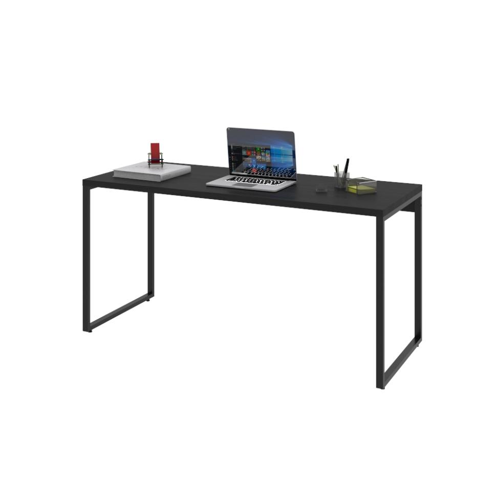 Mesa de Escritório Kuadra I Preta 150 cm