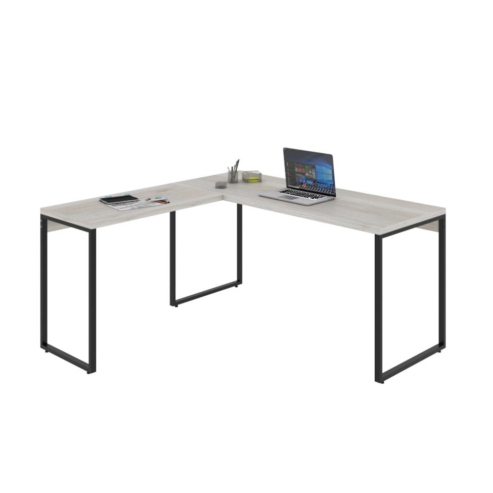 Mesa de Escritório Kuadra II Bege 150 cm