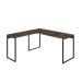 Mesa de Escritório Kuadra II Marrom Escuro 150 cm