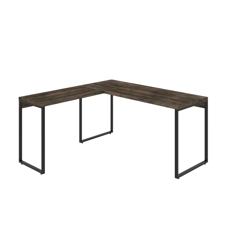 Mesa de Escritório Kuadra II Marrom Escuro 150 cm