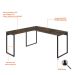 Mesa de Escritório Kuadra II Marrom Escuro 150 cm