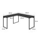 Mesa de Escritório Kuadra II Preta 150 cm