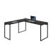Mesa de Escritório Kuadra II Preta 150 cm