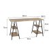 Mesa de Escritório Kuadra III Carvalho 150 cm