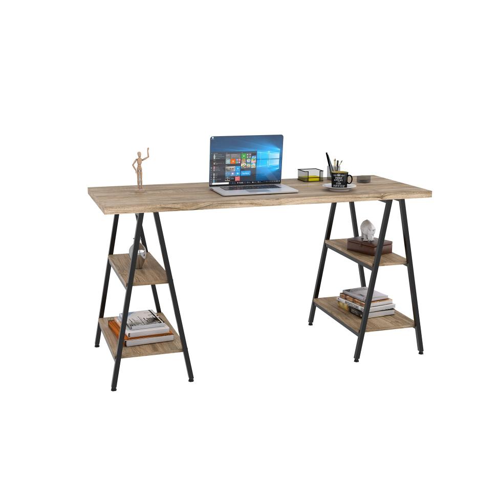 Mesa de Escritório Kuadra III Carvalho 150 cm