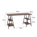 Mesa de Escritório Kuadra III Nogal 150 cm