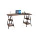 Mesa de Escritório Kuadra III Nogal 150 cm