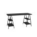 Mesa de Escritório Kuadra III Preta 150 cm