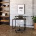 Mesa de Escritório Kuadra Marrom Escuro 90 cm