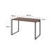 Mesa de Escritório Kuadra Nogal 120 cm