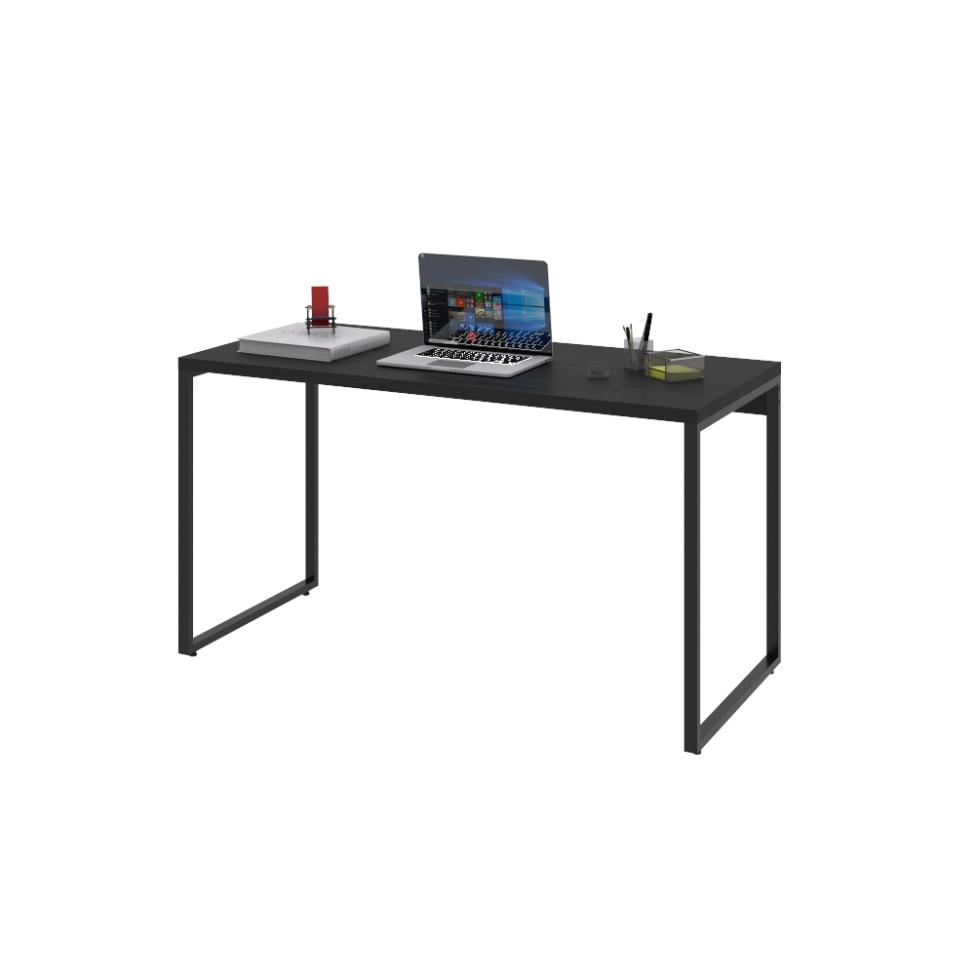 Mesa de Escritório Kuadra Preta 135 cm