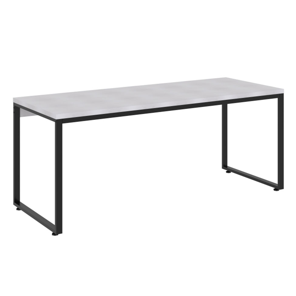 Mesa de Escritório Kuandra Branca e Preta