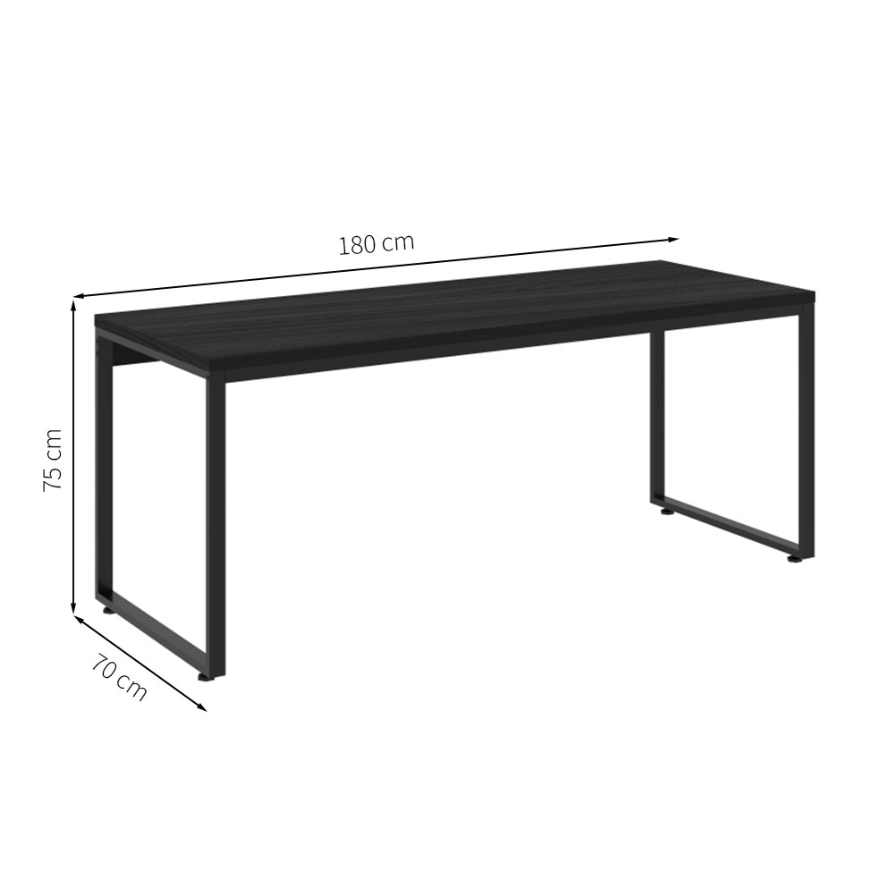 Mesa de Escritório Kuandra Preta