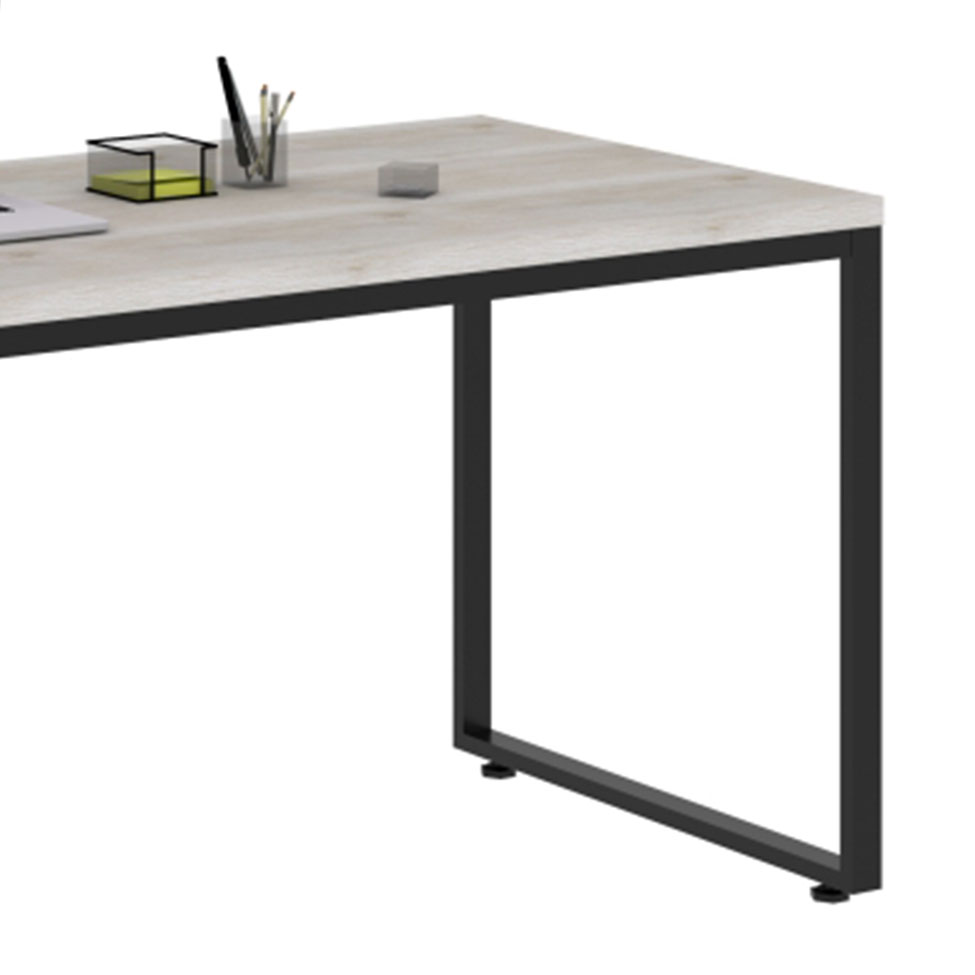 Mesa de Escritório Kuandra Snow e Preta