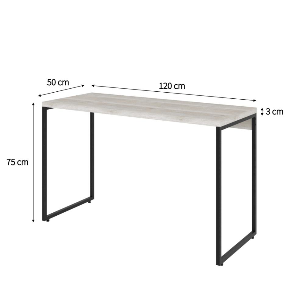 Mesa de Escritório Studio Bege 120 cm