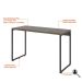 Mesa de Escritório Studio Marrom Escuro 120 cm