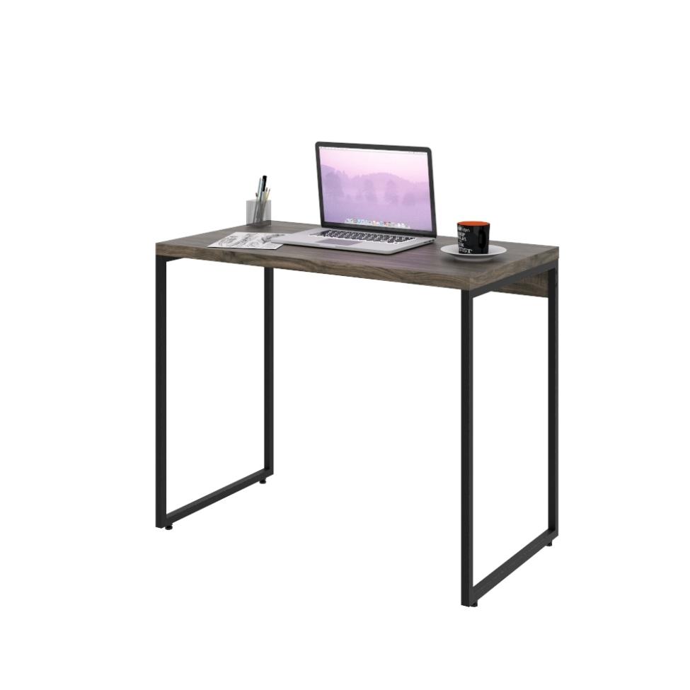 Mesa de Escritório Studio Marrom Escuro 90 cm