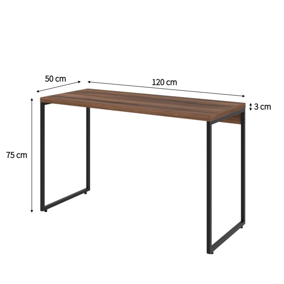 Mesa de Escritório Studio Nogal 120 cm