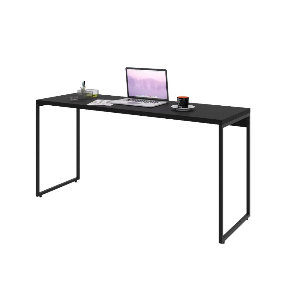 Mesa de Escritório Studio Preta 150 cm