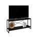 Rack Studio Ônix e Preto 120 cm