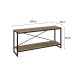 Rack Studio Carvalho e Preto 120 cm