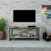 Rack Studio Carvalho e Preto 120 cm