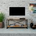 Rack Studio Mel e Preto 120 cm