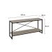 Rack Studio Snow e Preto 120 cm