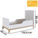 Berço Mini Cama 3 Em 1 FM001 Branco Comm