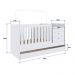 Berço Mini Cama Com Auxiliar Certificado pelo Inmetro BB690 Branco - Completa Móveis