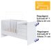 Berço Mini Cama Multifuncional BB680 Branco Comm