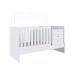 Berço Minicama com Cômoda Eva Branco