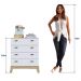 Cômoda Infantil 4 Gavetas Branca com Itapuã Completa Móveis