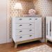 Cômoda Infantil 4 Gavetas e 1 Porta Branca com Itapuã Comple