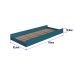 Cama Auxiliar Charlie Azul