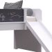 Cama Infantil Épic com Escorregador Branca