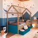 Cama Infantil Montessoriana Miney 2 GV Aveiro e Azul