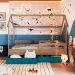 Cama Infantil Montessoriana Miney 2 GV Aveiro e Azul