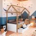Cama Infantil Montessoriana Miney 2 GV Aveiro e Branco