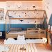 Cama Infantil Montessoriana Miney 2 GV Aveiro e Branco